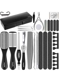 JTI, Nagelpflegeger&auml;t, Luxuri&ouml;ses Pedik&uuml;re-Set - 31 Teile