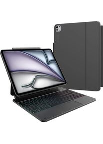Bluebuilt Apple iPad Air (2025/2024) 13 inch Toetsenbord Hoes QWERTY Zwart (BBITKBC002), Tablet Tastatur, Schwarz