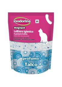 Inodorina Katzenstreu Magique Talco Talkum-Puder 5 L, Katzenstreu