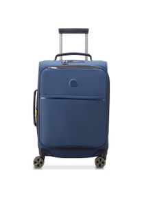 Delsey, Koffer, Turenne Soft 4 Rollen Kabinentrolley 56 cm mit Dehnfalte, Blau, (44 l)