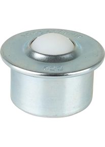 BS Rollen, Möbelrollen, Industr.-Kugelrolle,Kugel Ø 22mm, E36, zum Stecken, Stahl verzinkt