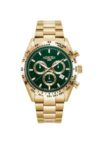 Roamer, Armbanduhr, Monza 100 850837487520 Herrenuhr Chronograph, Gold, (Analoguhr, 42 mm)