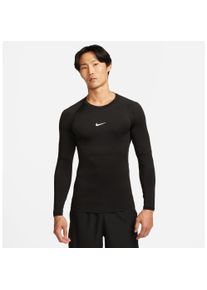 Nike, Herren, Sportshirt, M NP Dri-Fit Tight Top LS (XL), Schwarz, XL
