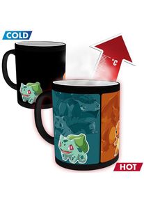 GB Eye Pokémon: Kanto Starters - Thermoeffekt, Tasse, Schwarz