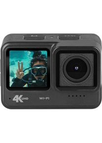Trevi Action Camera GO 2600 4K (120p, WLAN), Action Cam, Schwarz