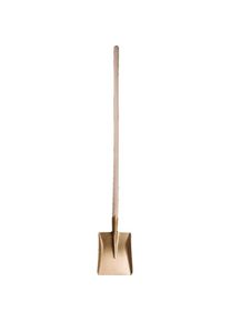 ENDRES TOOLS, Spaten + Schaufel, Randschaufel 240 x 290 mm Aluminium-Mehrstoff-Bronze funkenfrei