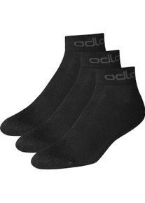 Odlo, Damen, Sportsocken, Socks short ACTIVE 3 PACK (36 - 38), Schwarz