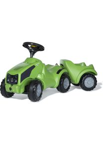 Rolly Toys Set Babyrutscher mit Anh&auml;nger rollyMinitrac Deutz Agrokid (Rutscher mit Ablagefach, ergon