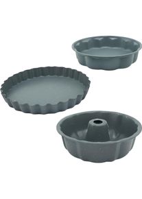 Relaxdays Backform 3er Set, Backform, Grau