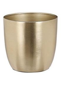Mica, Blumentopf, Flowerpot Alano 1119953, metal, Ø 11.5 cm, gold