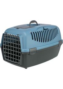 Trixie Transportbox Capri 3 f&uuml;r Haustiere bis 12 kg Dunkelgrau/Blau