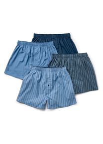 Tchibo - 4 flanel boxerals&oacute; - f&eacute;rfi - m&eacute;ret Xl/7 - k&eacute;k/cs&iacute;kos