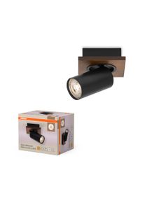 Spot Plafonnier Luminaires Osram LED Couleur bois, Noir, 1 lumière