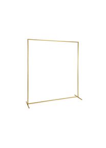 partydeco Hintergrundständer, Rahmen, Gold, 200x200 cm
