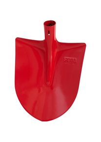 siena GARDEN, Spaten + Schaufel, Frankfurter Sandschaufel ohne Stiel Gr. 5 ohne Aufbug rot