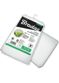 bradas, Pflanzen Winterschutz + Gartenvlies, Fr&uuml;hlingsagrotextil Weiss 17G 1,6 x 5 m
