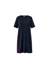 Tchibo - Sweatkleid mit Galonstreifen - Damen - Gr. S - dunkelblau