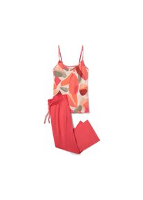 Tchibo - Pyjama in 7/8-L&auml;nge - Damen - Gr. M - rot