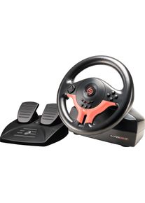 Subsonic Superdrive SV 250-S Driving Wheel Red Edition (PC, PS3, PS4, Switch, Switch 2, Xbox One S), Gaming Controller, Mehrfarbig