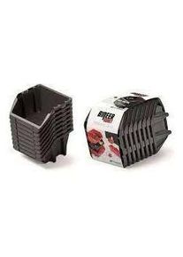 Prosperplast KUWETY 8 BINEER SHORT 10 SZT. CZARNE 206x118x144mm (Katzenklo geschlossen), Katzenklo