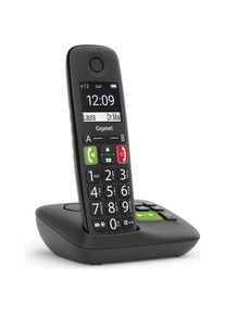 Gigaset E290A, Telefon, Schwarz