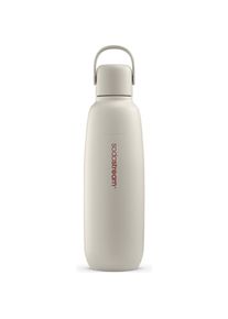SodaStream Metallflasche Fizz&Go Sand 0,9 Liter f&uuml;r alle Modelle ausser Crystal & Penguin, Wassersprudler Zubeh&ouml;r, Beige