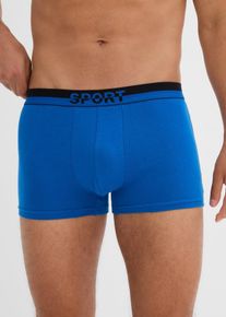 bonprix Boxers ajustados de algodón (3 unidades), negro, 10 (4XL)