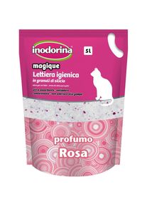 Inodorina Katzenstreu Magique Rose Rosen 5 L, Katzenstreu