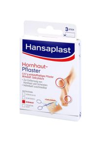 Hansaplast, Pflaster, Hornhaut-Pflaster, 3 St. Pflaster (3 x)