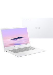 ASUS Chromebook CX3 (14", 256 GB, 8 GB, DE, Intel Core i5-1335U), Notebook, Weiss