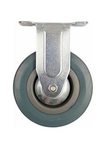 Toya, Möbelrollen, Kółko Stałe Z Szarą Gumą 100mm