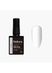 Nailura, Nagellack, - Fiber Base - Clear (Klar, Transparent)