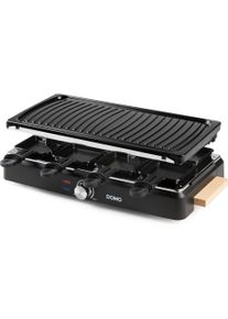 Domo Steengrill-grill-raclette DO9262G gourmetstel, Racletteofen, Schwarz