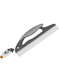 Bradas Silikon Abziehlippe fensterwischer wasserabzieher Silikonlippe mit Handgriff grau, Reinigungsutensil, Grau