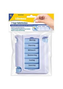 Lifemed, Medikamentenbox, 7-Tage-Tablettenbox