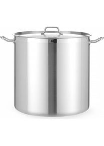 Hendi Kochtopf hoch mit Deckel 70 l 450x450 mm EDS Profi, Pfanne + Kochtopf, Silber