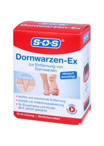 SOS, Fusspflegemittel, Dornwarzen-Ex (Fusscrème & Fussgel, 10 ml)