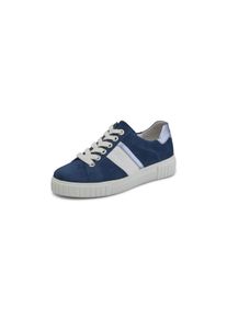 Semler - Sneaker Pamela, blau, Gr. 37, Orthopädische Einlagen, Leder