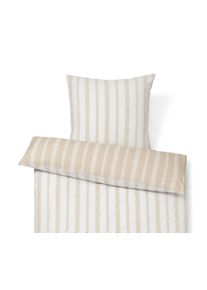 Tchibo - Pościel bawełniana premium - kolor: brązowy/beżowy