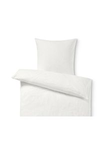 Tchibo - Żakardowa pościel premium - kolor: biały