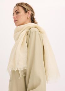 Somrig linnesjal - beige - storlek Onesize - bonprix