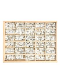 Creativ Company - Wooden Letter Beads White A-Z 750 pcs.