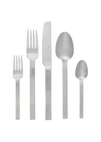 Novel Besteckset , Edelstahlfarben , Metall , 30-teilig , Lfgb , rostfrei, lebensmittelecht , Besteck, Besteck-Sets