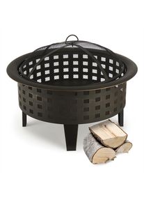 Blumfeldt Boston, tűzrakóhely, tűzhely, Ø60 cm, acél, befeketített