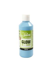Creativ Company Glow in the dark paint - Light blue 250ml