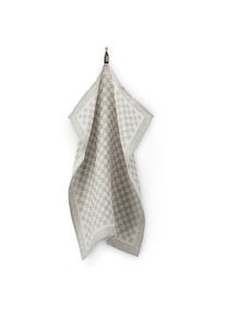 Viskestykke med halv linned tern