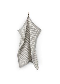 Viskestykke med halv linned tern