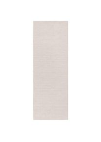 THEKO , Wollteppich »Gabbeh Uni, Handgefertigt, Teppich, meliert, reine Wolle, « rechteckig 14 mm Höhe Teppich-Läufer, Wohnzimmer, Flur, auch als...