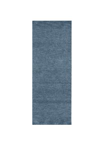 THEKO , Wollteppich »Gabbeh Uni, Handgefertigt, Teppich, meliert, reine Wolle, « rechteckig 14 mm Höhe Teppich-Läufer, Wohnzimmer, Flur, auch als...