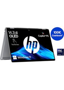 HP, Convertible Notebook &raquo;OmniBook X Flip 14-fm0272ng&laquo; 35, 6 cm / 14 &prime;&prime; Intel Core Ultra 7 ARC140V 512 GB SSD, Meteor Silver,